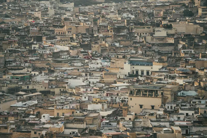 The medina of Fès at sunrise
